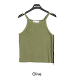 Rhea Pigment Zipper Sleeveless