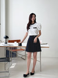 Wayling Pleated Banding Skirt Pants