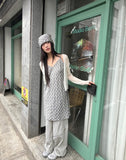 [SET] Binbeul Check Bandana Strap Layered Sleeveless One Piece