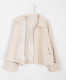 Nilan raglan collar short coat