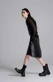 Hooded Eyelet Knitwear