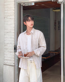 Harbor Stripe Linen Shirt