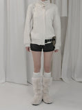 Ketone High Neck Button Cardigan