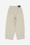 Knee pocket pigment cotton pants