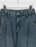[Unisex] Conden Pintuck Denim Wide Pants
