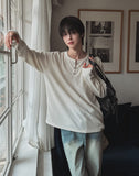 Rocky Hook Henley Neck Long Sleeve T-Shirt