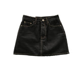 Mono Stitch Denim Mini