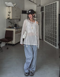 Cori Pintuck Wide Cotton Pants