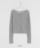Kunibi Summer Ribbed Long Sleeve Cardigan