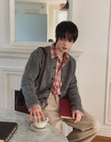 Heyri Wool Cropped Knit Cardigan