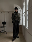 Brit Pleats Pintuck Balloon Pants