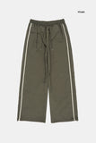 Code track line nylon banding pants