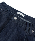Non-fade Bermuda Snap Denim Pants