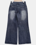 Kawil Washed Wide Denim Pants
