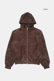 Bruno glossy hooded MA-1 jumper