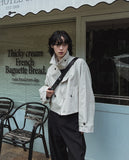 Leon cropped trench jacket