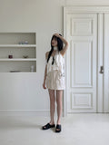Hawkin cargo banding mini skirt