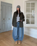 Held Washed Balloon Denim Pants
