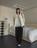 Zite Layered Stripe Damage Knit