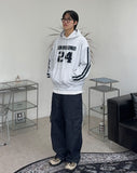 Retin Zipper Cargo Denim Pants