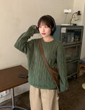 [unisex] Ponko over cable knit