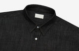 Stitch Black Denim Short Sleeve Shirt