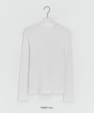 Melhi Dankers Rib Round Long Sleeve Tee