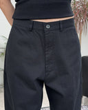 Clown Patch Cotton Wide Work Pants