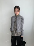Lekin Button Round Cardigan