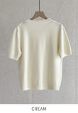 Terial Pearl Neck Volume Knit