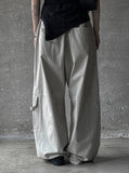 Pintuck parachute pants