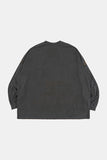 Racing pigment dyeing over long sleeve