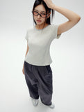 W Stripe Soft T-shirt