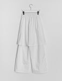 Shamt nylon wrap skirt pants