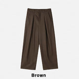 Benza Deep Pintuck Wide Slacks