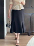 Marisa Short Sleeve Puff Unbalanced Wrap Blouse
