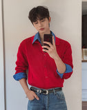 Carnel Mild Collar Knit Cardigan