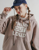 Rough painting hoodie