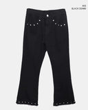 Ibin Studded Bootcut Denim Pants