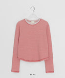Muyan Dot Stripe Long Sleeve Tee