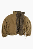 Reversible fleece zip-up jumper