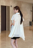 Hens Halter Tie Chiffon Blouse (Belt set)
