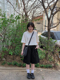 [BAONHAUS] Senin Dot Banding Bermuda Pants