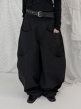 Deton Curve Pocket Maxi Cotton Pants