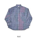 Cross-check seersucker shirt
