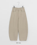 Duin Brushed Cotton Balloon Wide Pants