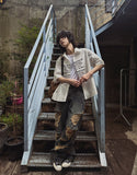 [LAN ARCHIVE] Destroyed Wide Denim Pants