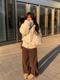 Kazin Corduroy Adjust Snap Brushed Wide Pants