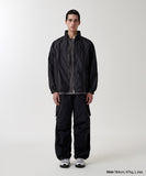 COVER STITCH NYLON TRACK JACKET