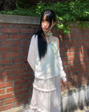 Hachu Tiered Midi Skirt